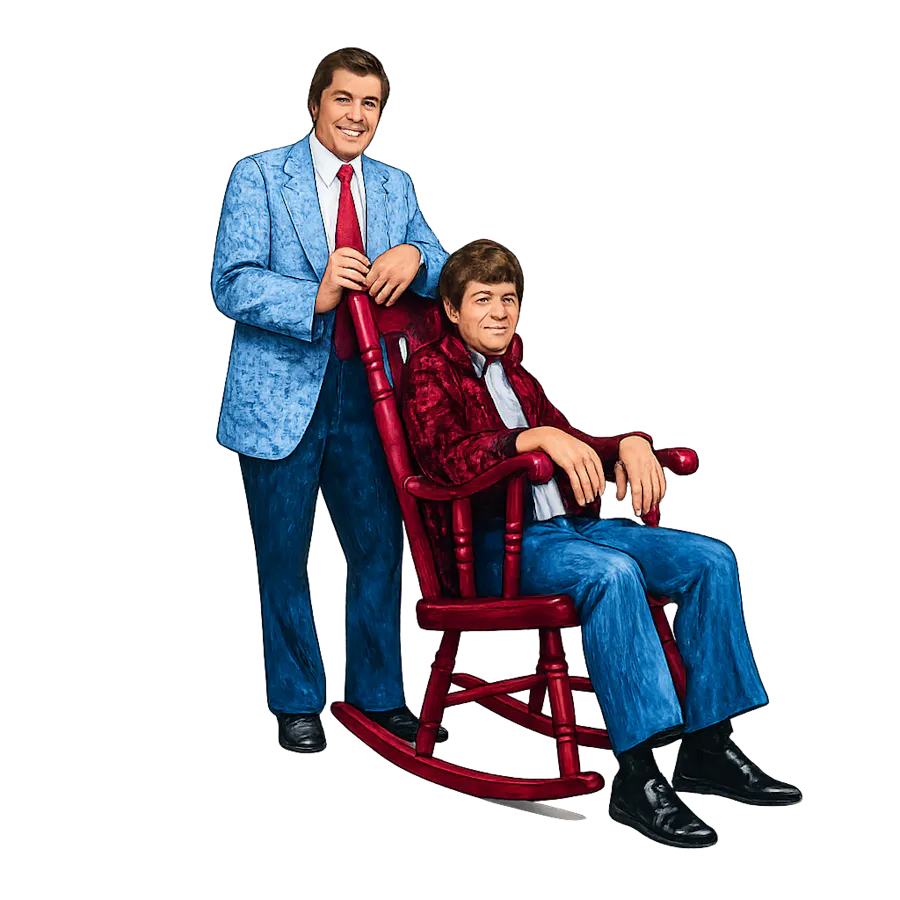 Courtesy CDJR founders Joe Betten and 'Rocking Chair Red' — from our 1974 newspaper ad