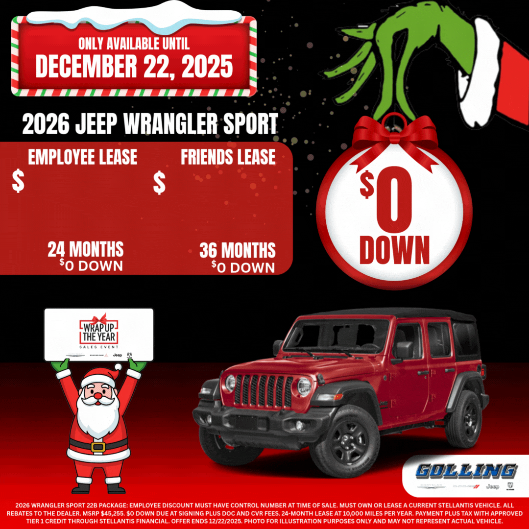 2026 Jeep Wrangler Sport Sign and Drive