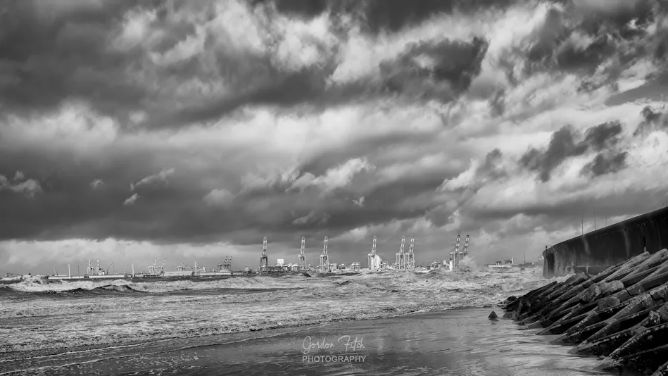 Bootle Cranes by Gordon Fitch