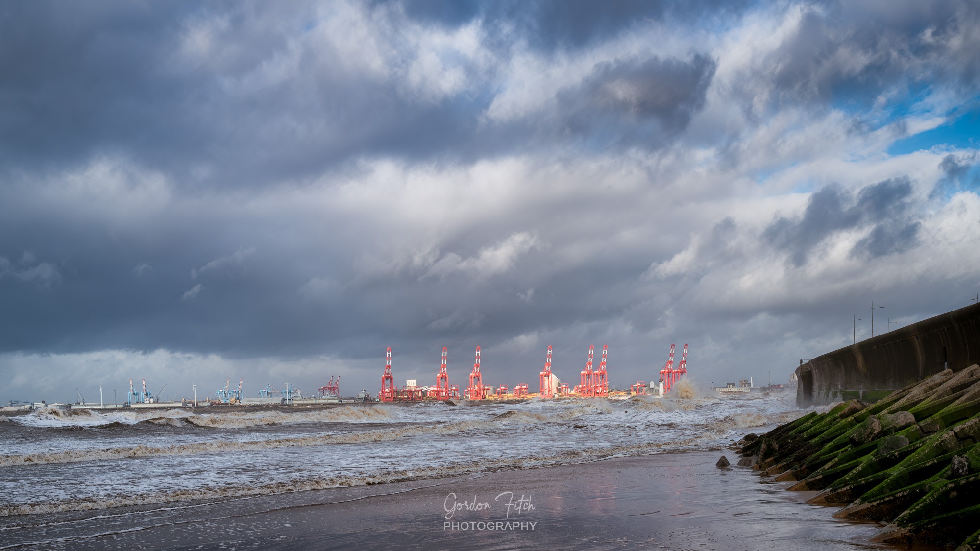 Bootle Cranes by Gordon Fitch