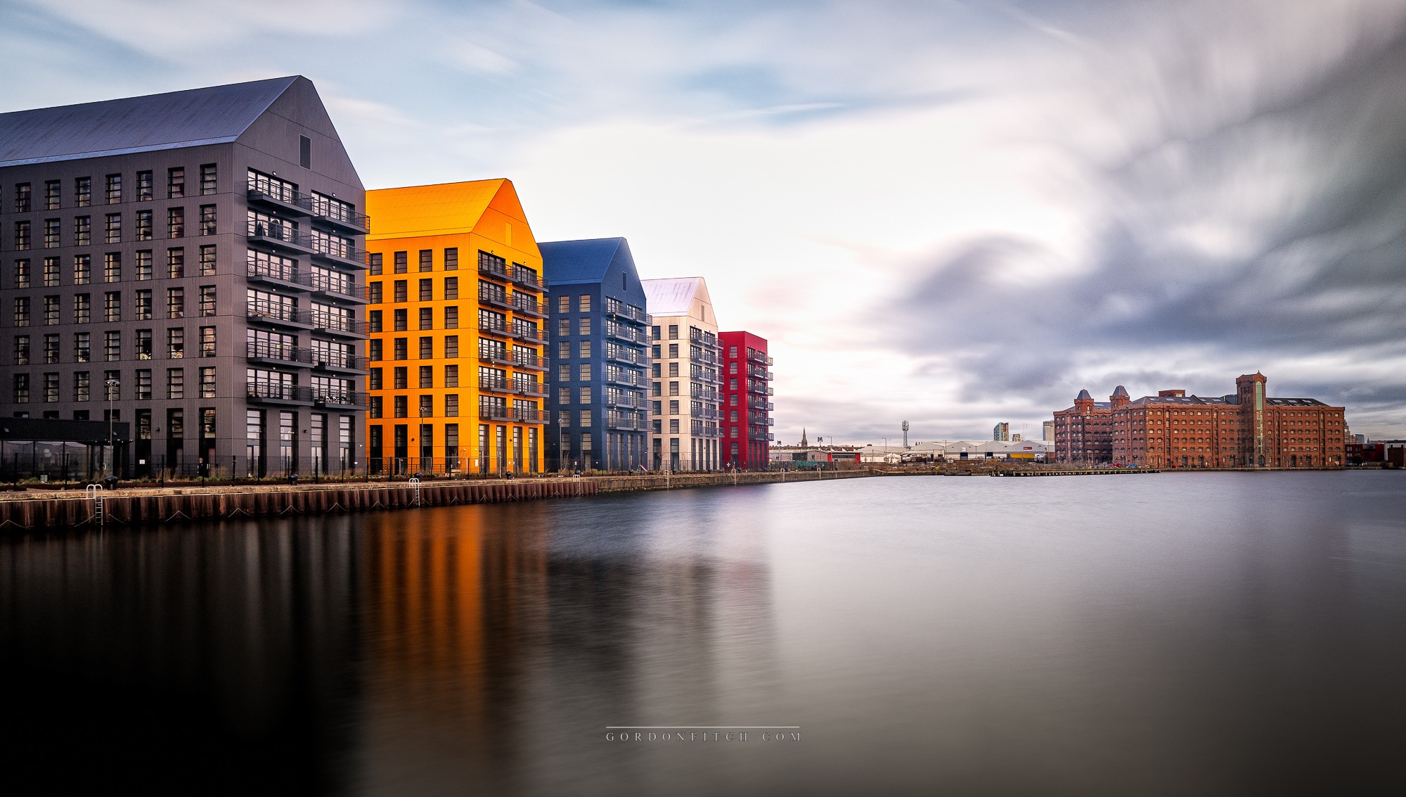 Liverpool-Waterfront-UK-From-Seacombe-Wirral by Gordon Fitch