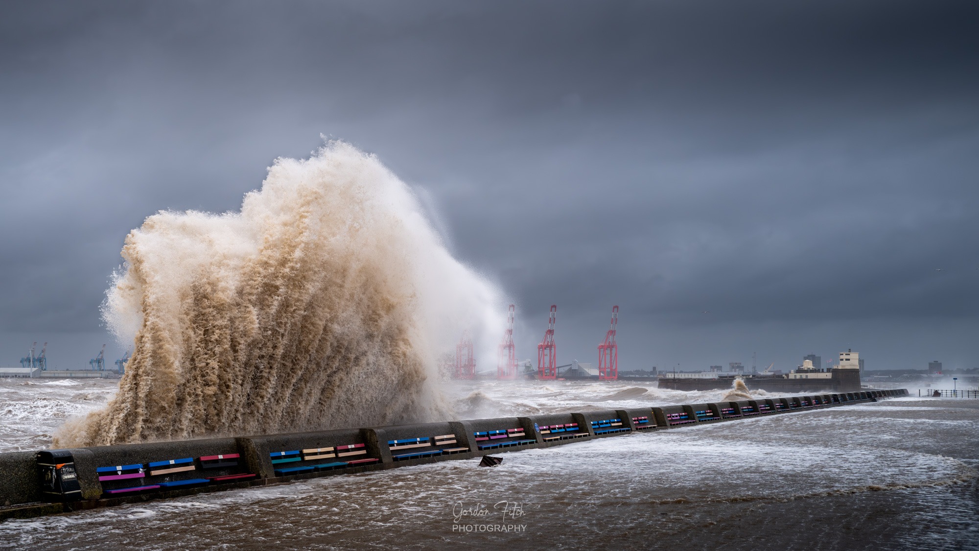 Liverpool-Waterfront-UK-From-Seacombe-Wirral by Gordon Fitch