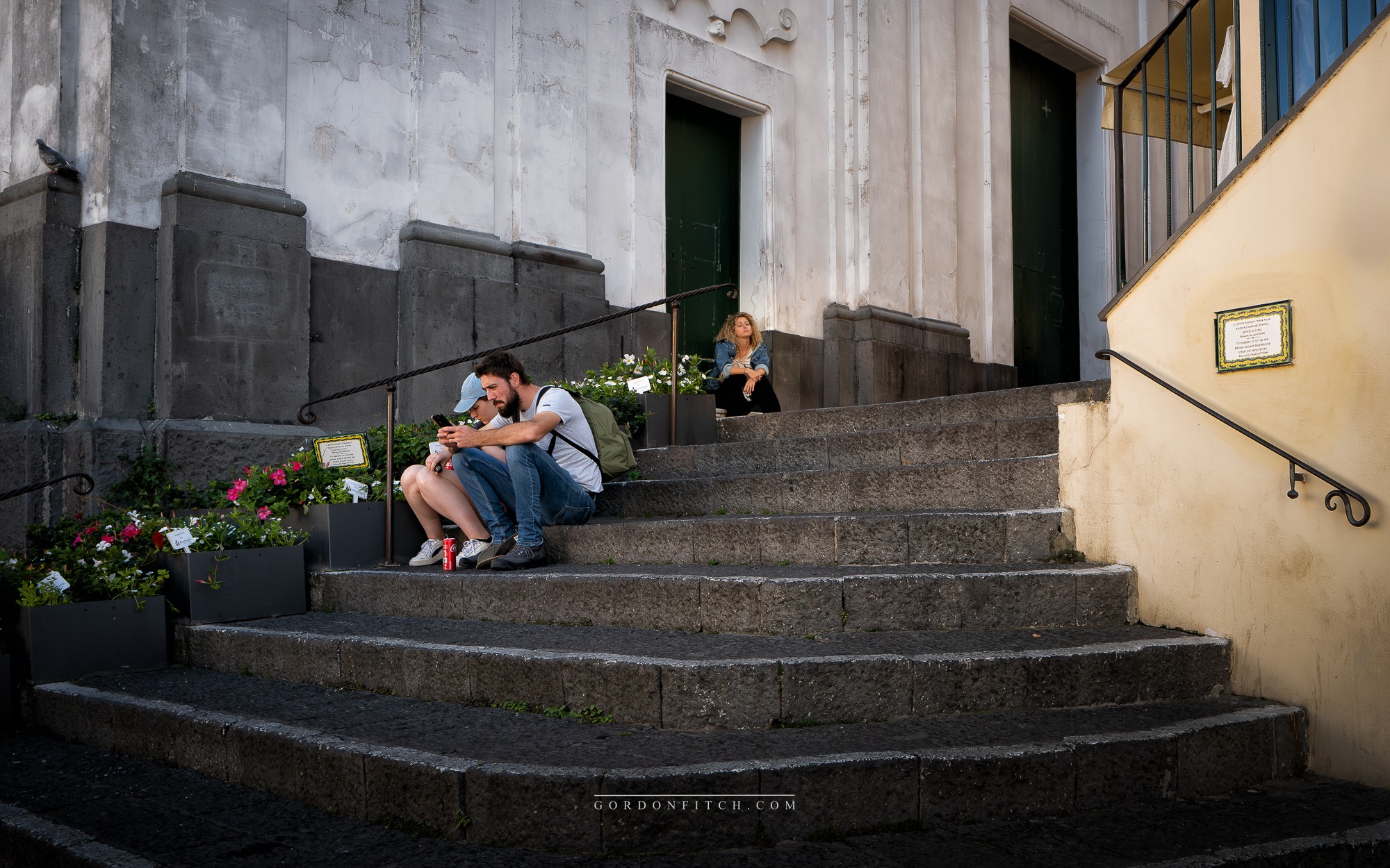 Resting Steps - Capri - by Gordon Fitch