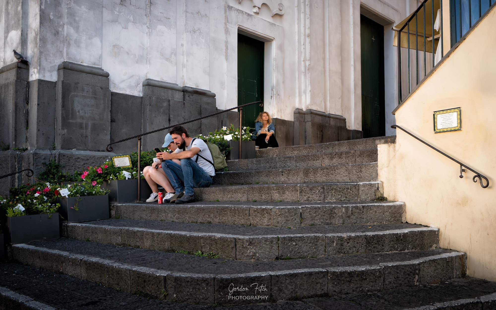 Resting Steps - Capri - by Gordon Fitch