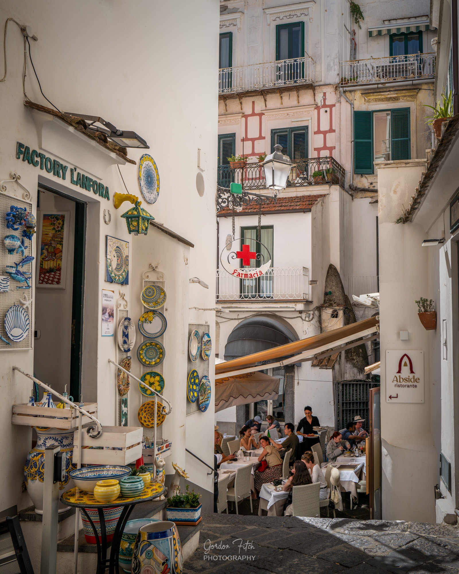 Positano Street Cafe - by Gordon Fitch