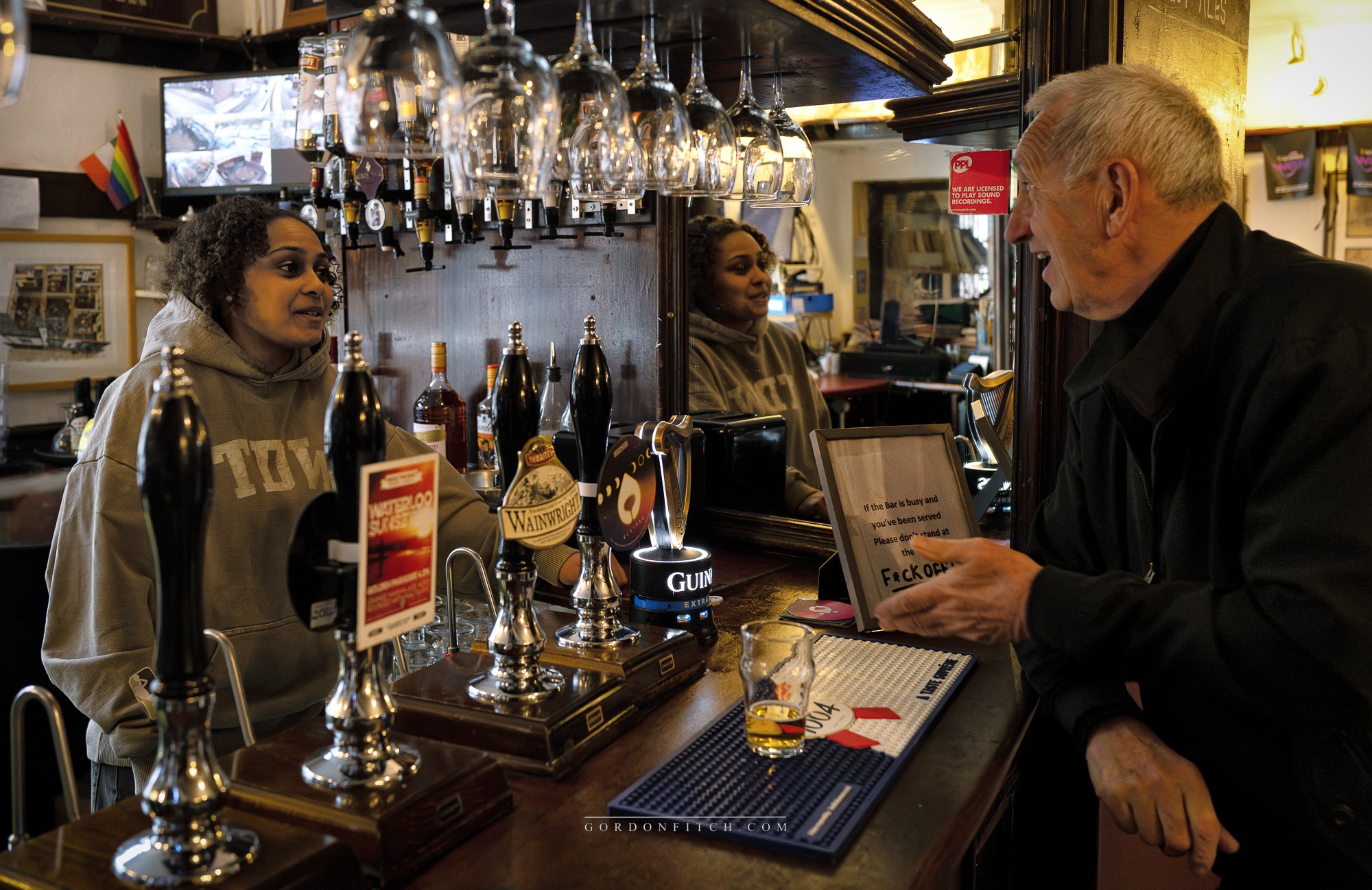Bar Conversations - Liverpool by Gordon Fitch