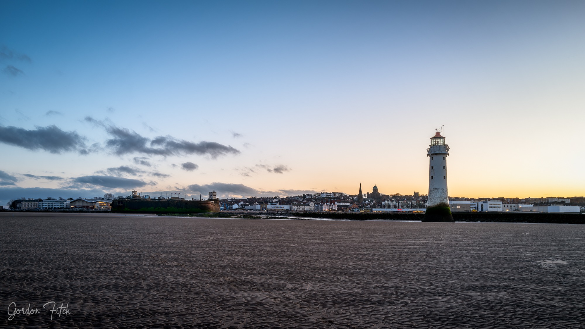Liverpool-Waterfront-UK-From-Seacombe-Wirral by Gordon Fitch