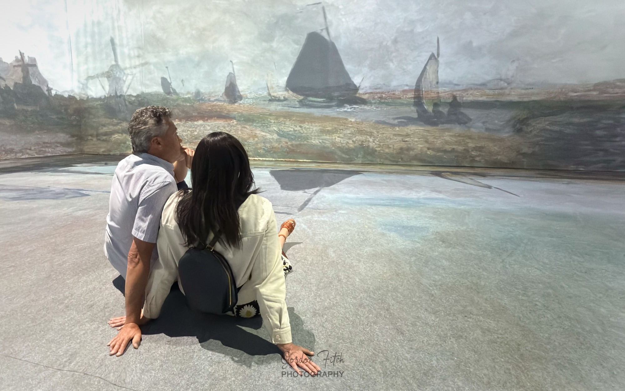 Viewing Monet by Gordon Fitch