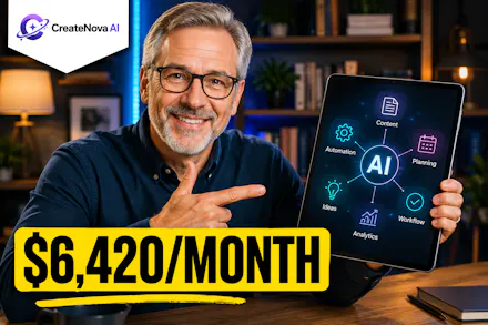 Robert using CreateNova AI - $6,420 per month