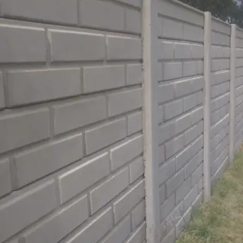 Large Brick pattern precast boundary wall installed in Polokwane by Classy Creations.