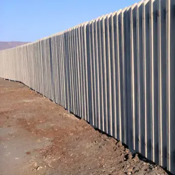 Concrete palisade boundary wall installed in Limpopo by Classy Creations.