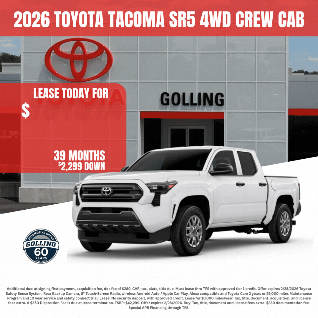 2026 Tacoma SR5 4WD Crew Cab