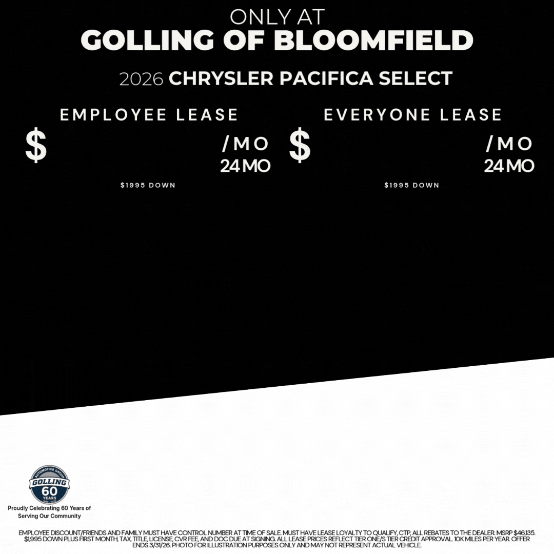 2026 Chrysler Pacifica Select