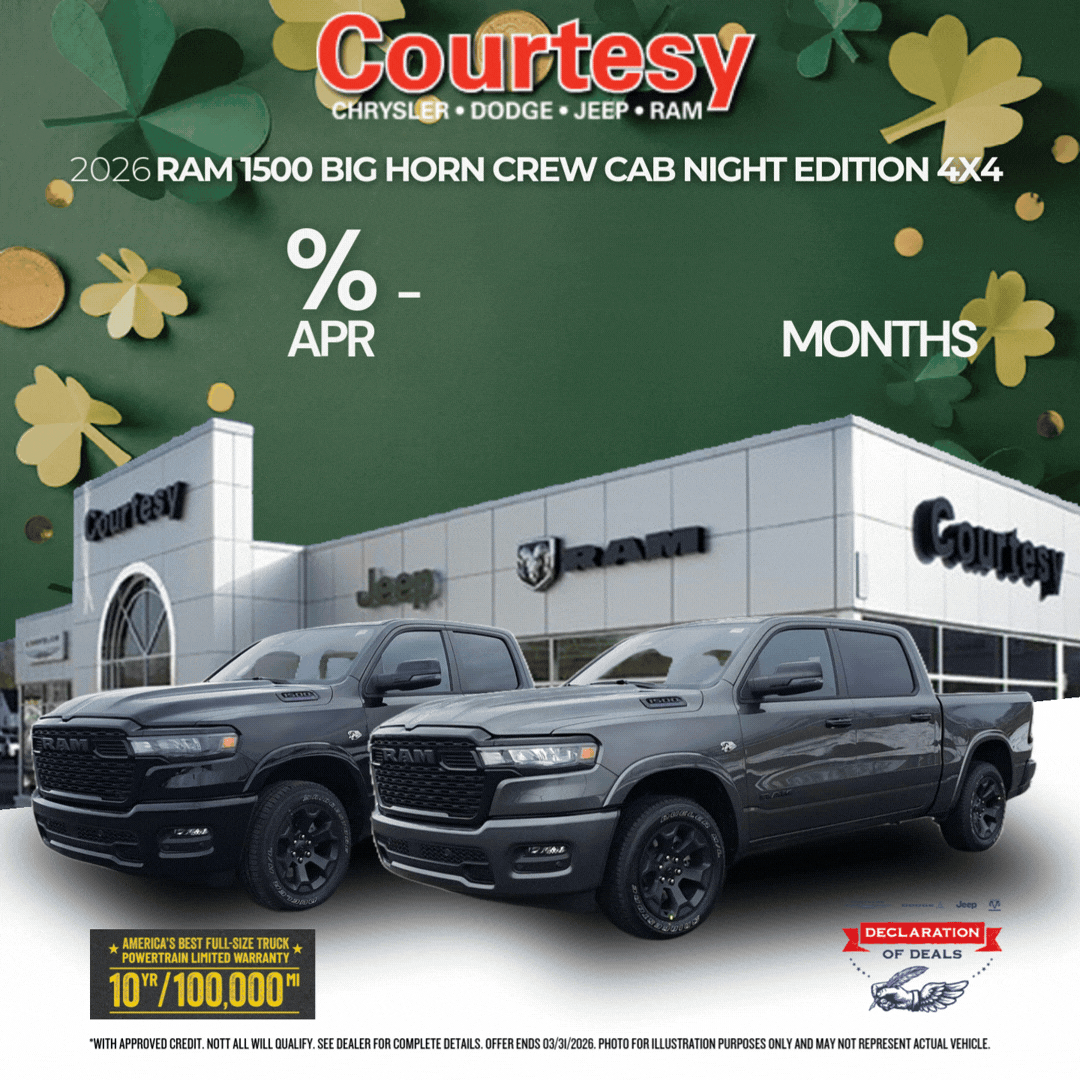 2026 Ram 1500 Big Horn Crew Cab Night Edition 4x4