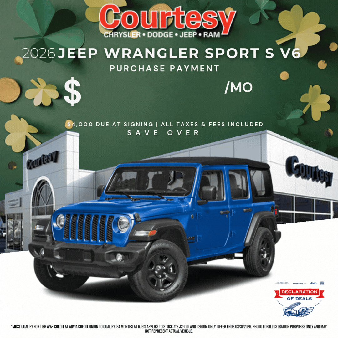 2026 Jeep Wrangler Sport S V6