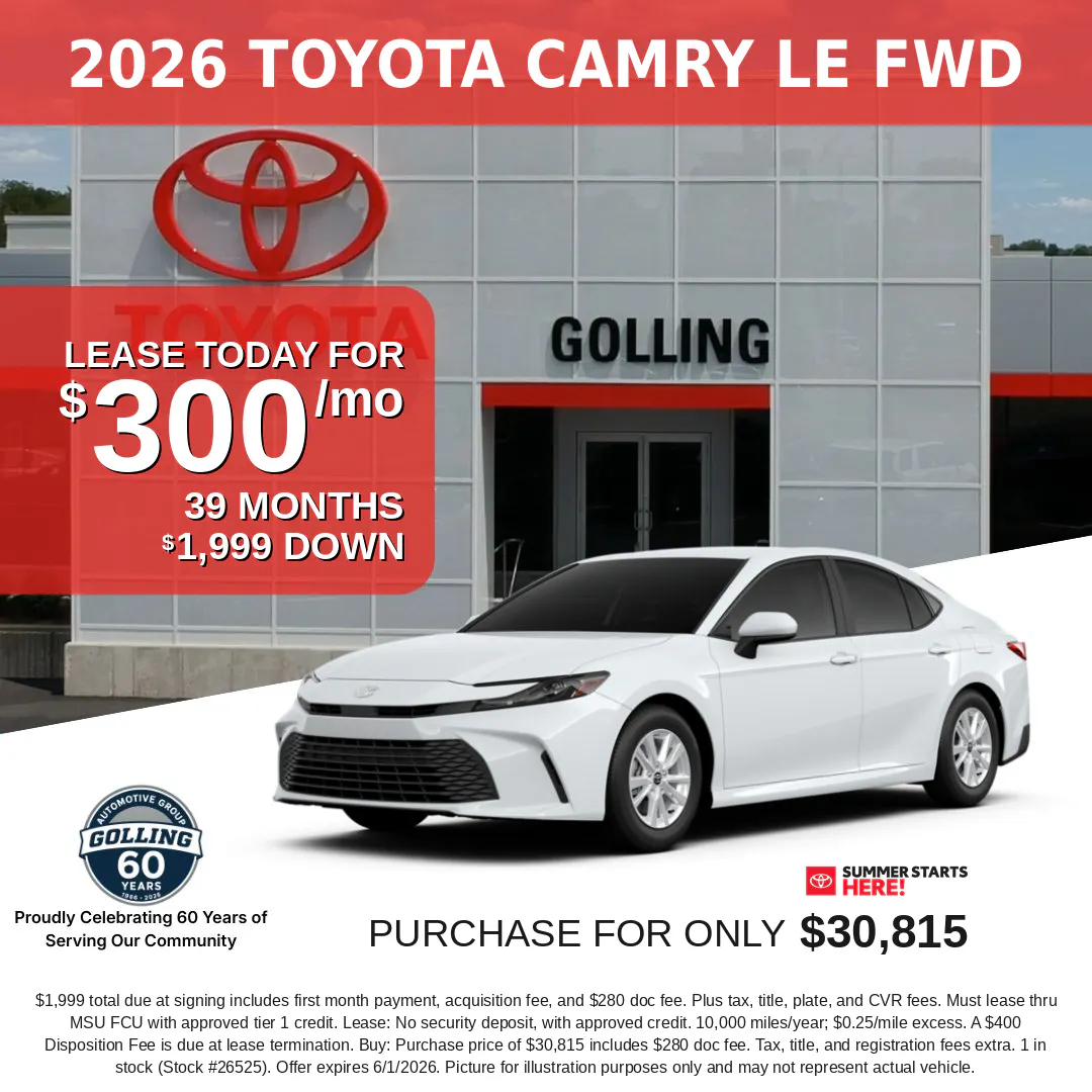 2026 Toyota Camry LE FWD