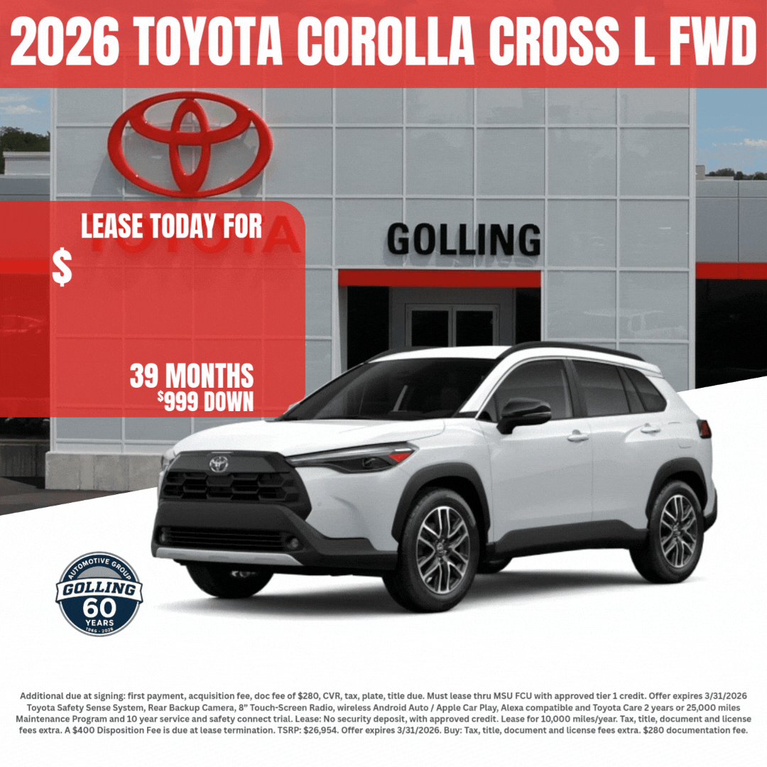 2026 Toyota Corolla Cross Offer
