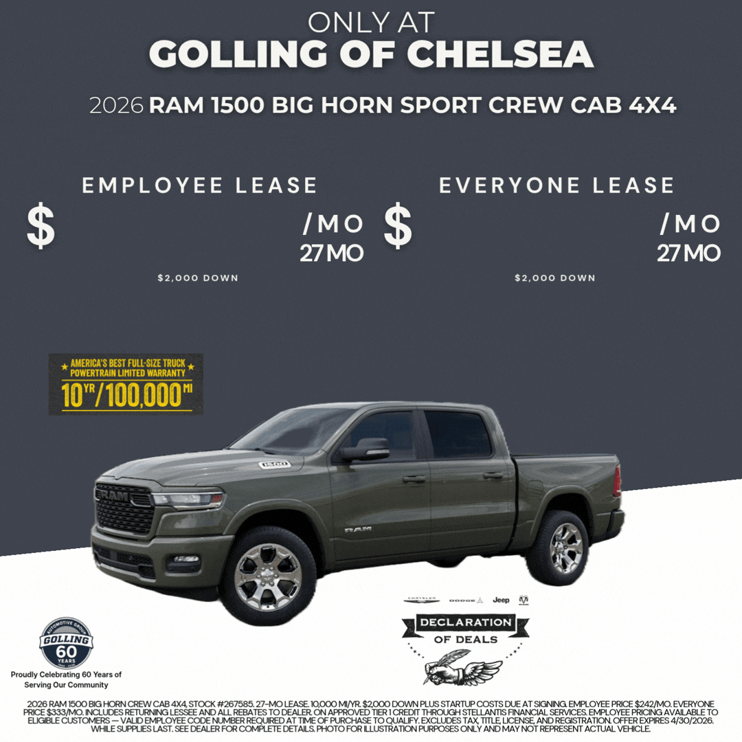 2026 Ram 1500 Big Horn Sport Crew Cab 4x4 - Stock 267585