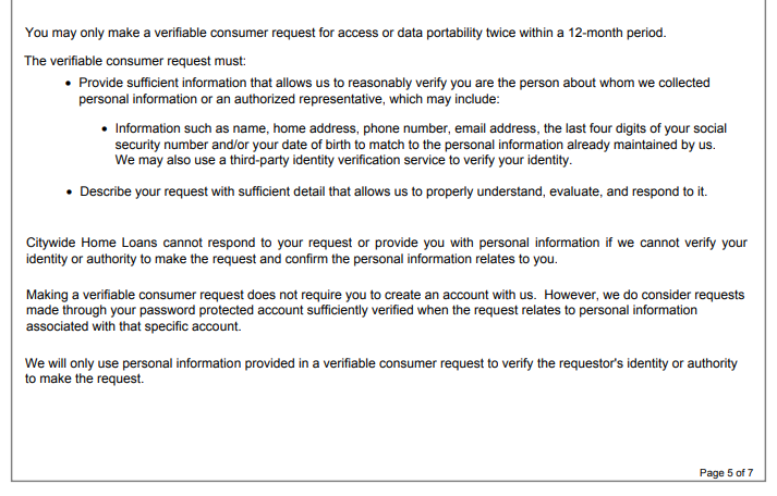 CCPA Notice