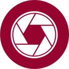 Reduced Full Service Logo: Camera lens