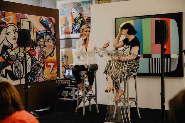 Vera presenting at the BFM Business Workshop