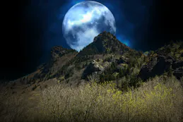 Grandfather Mountain Blue Moon