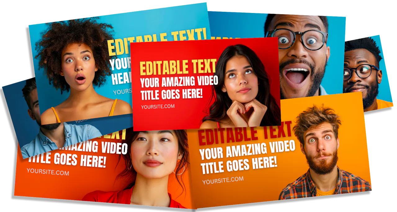 collage of Procreate brush strokes