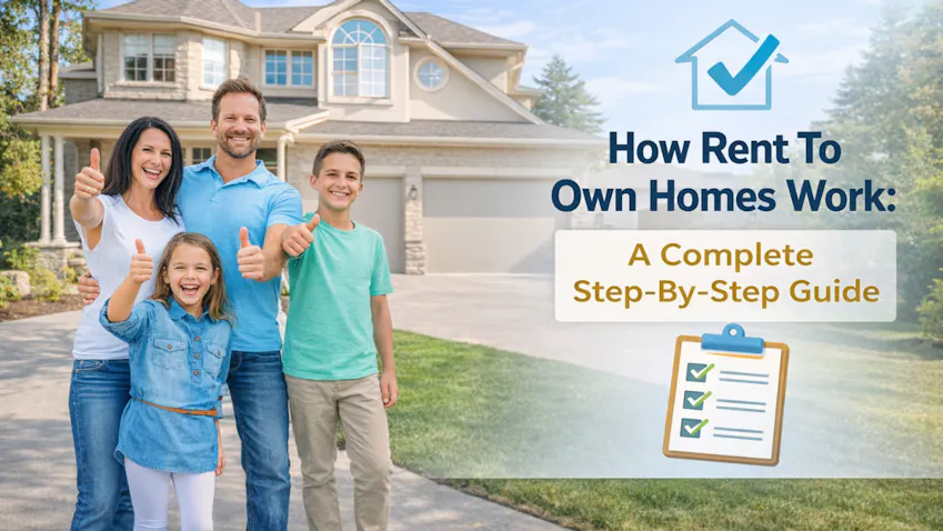 How Rent To Own Homes Work (Step-By-Step Guide For Beginners)