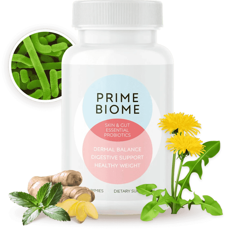 PrimeBiome Gut-Skin Probiotic