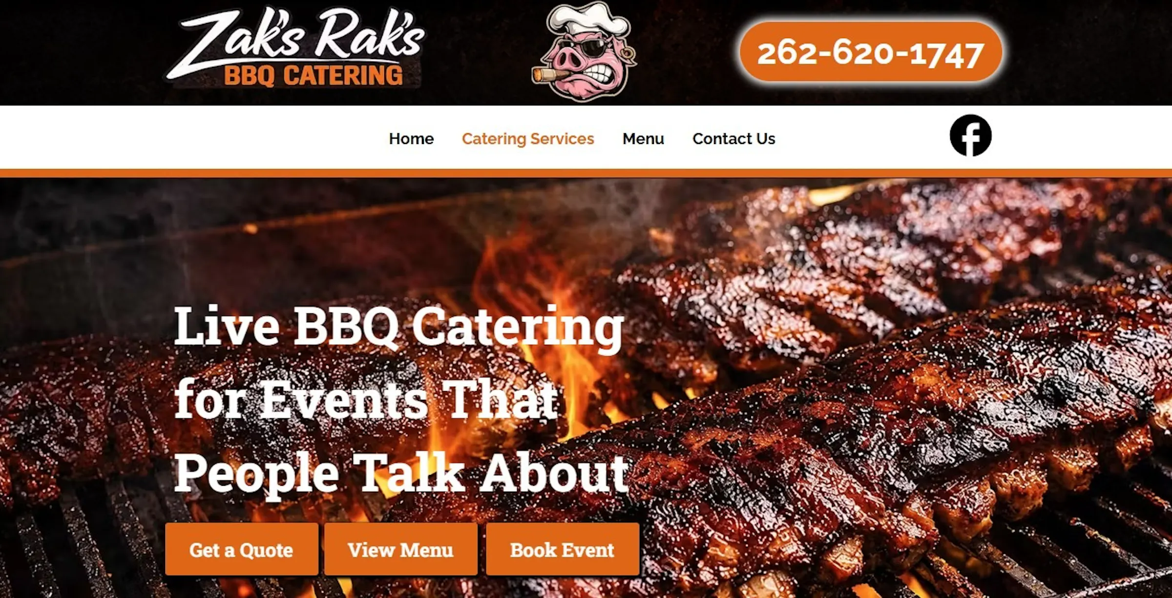 Zak's Raks BBQ Catering | Salem WI Event Catering