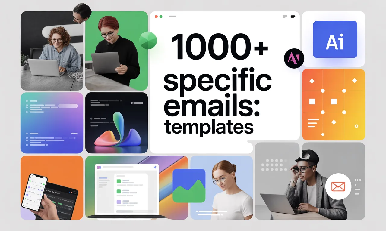 BONUS 5 – 1000+ Specific Emails Templates