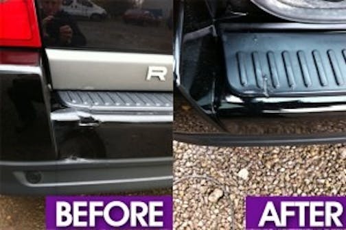 Plastic car bumper repairs mobile bumper damage repair and re paint