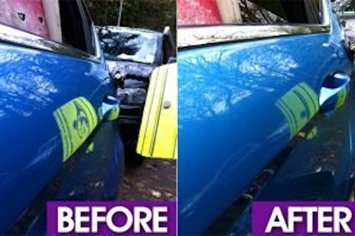 Dings and dents removed Mobile dent technicians