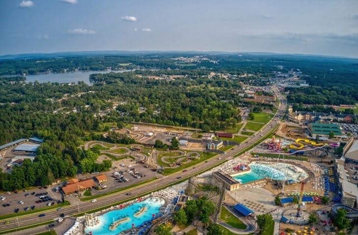 PIcture overlooking the water-park capital of the world.