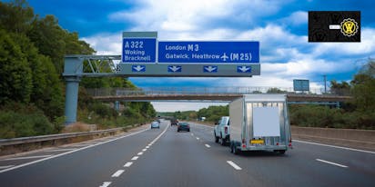 M25, Wimbledon, Croydon, Bromley, Redhill, Guildford