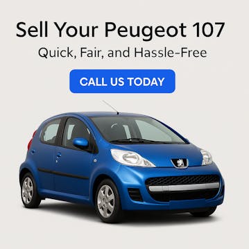 Trusted buyers of Peugeot 107 cars – running, faulty, or stuck in gear.