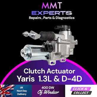 A Clutch actuator for a toyota yaris semi automatic mmt transmission system including the D-4D diesel variant