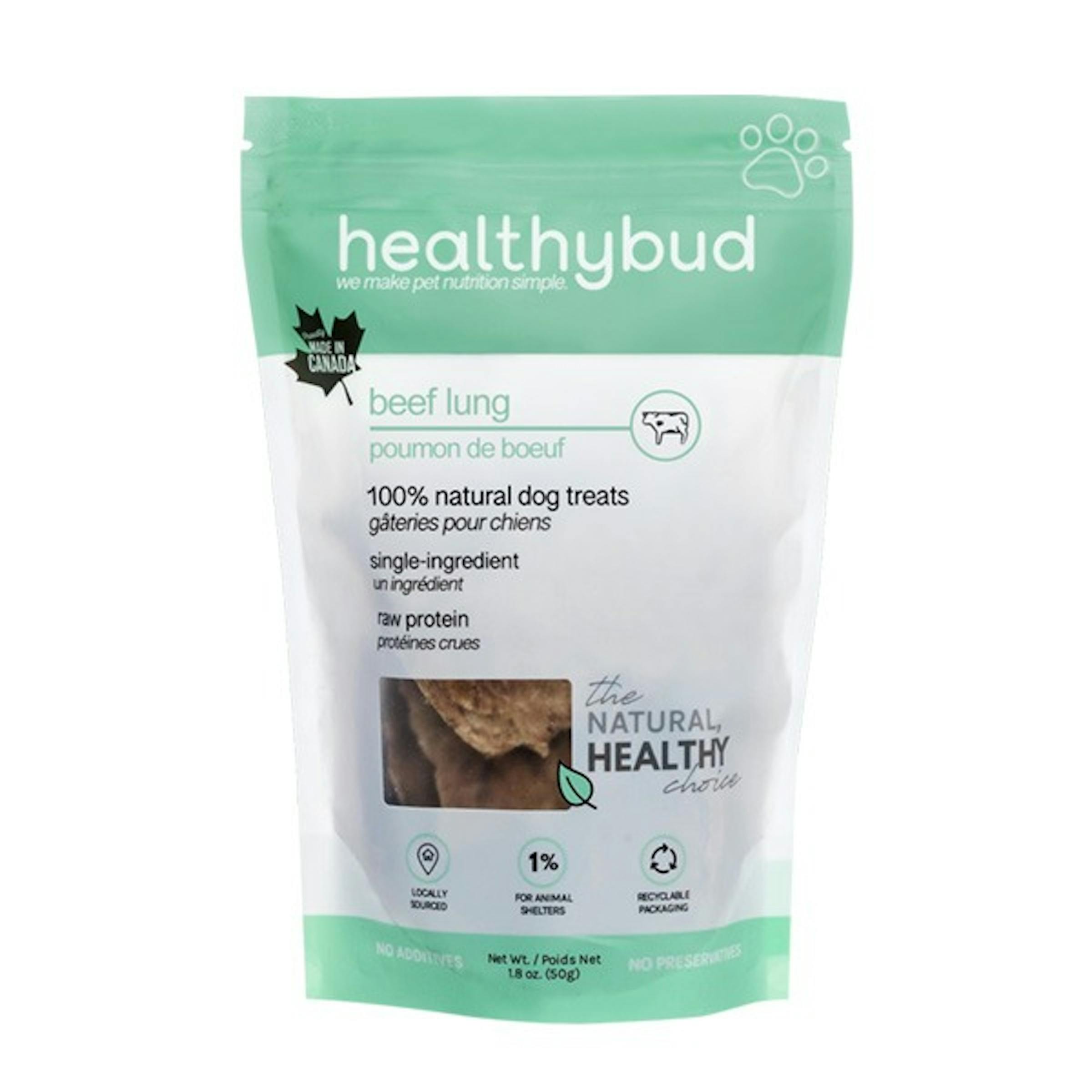 Beef Lung Natural Dog Treat | Healthybud