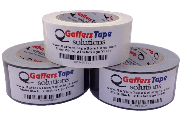 Premium Grade Gaffers Tape, Heavy Duty Non-Reflective Matte No Residue Gaff  Main Stage Tape,Electrical Tape,Duct Tape for Photographers,Waterproof  Gaffer Tape,2 Inch X 10 Yards, White 2 Inch X 10 Yards