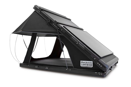 Interior view of camping tent photographed in studio at VERAS Studio Brisbane