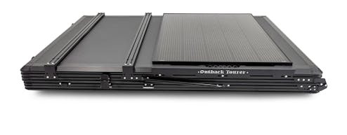 Side view studio image of camping tent photographed in Brisbane by VERAS Studio