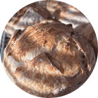 Pellavainen hapanjuurileipä