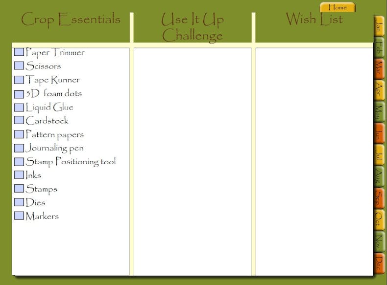 Planner lists