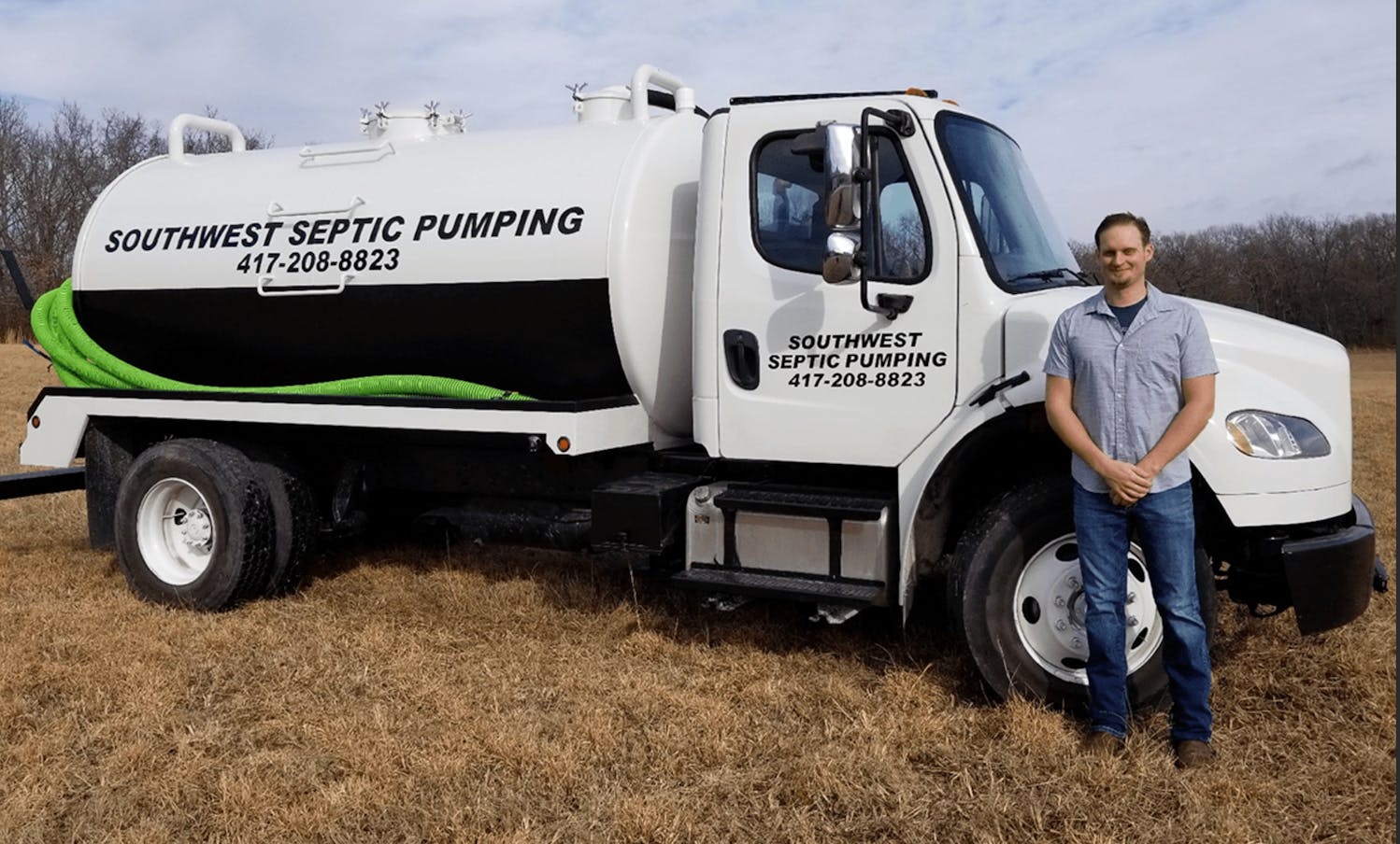 Southwest Septic Pumping Service Truck