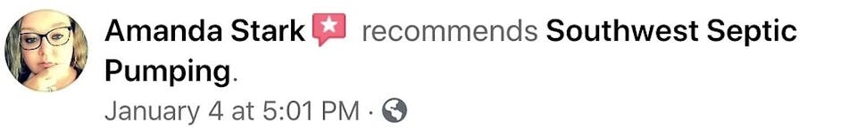 5 star review from Amanda