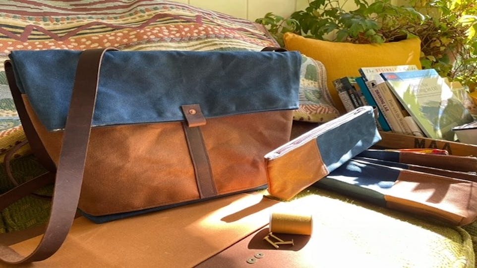 artist travel bag and tool roll