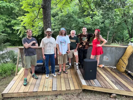 community helping with local event