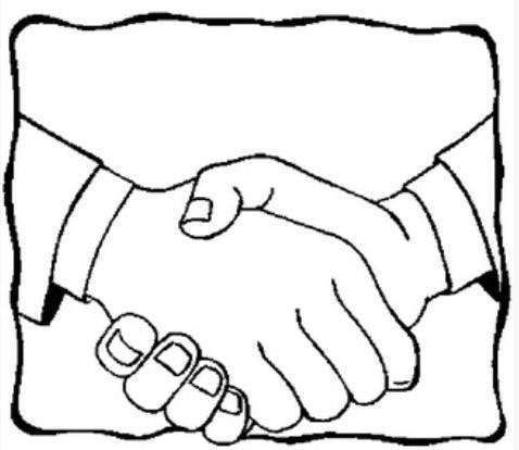 customer trust handshake