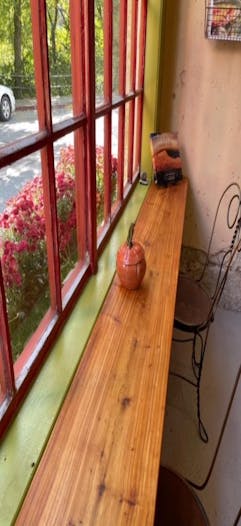 window view from art store